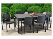 Keter Zahradní set BALI/MELODY 6+1 - grafit