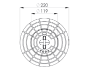 Ventilový poklop Heckl Kompaktus
