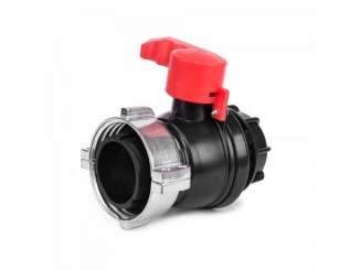 Polykarbonátové –  Bradas Kulový kohout IBC GWS75x6 s výstupem S60x6 GZ