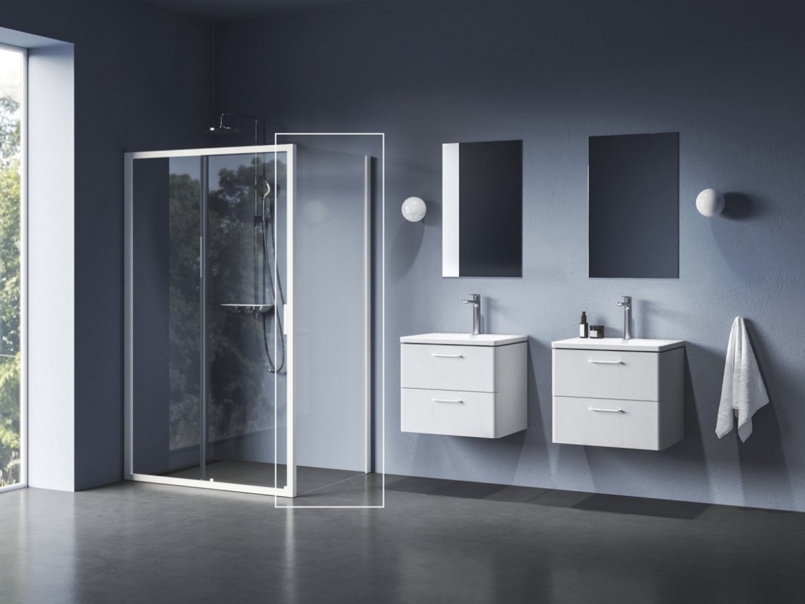 Ravak NBLPS 90, lesk+transparent