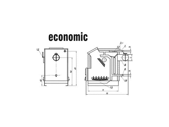 Kotel na tuhá paliva Abc Economic S