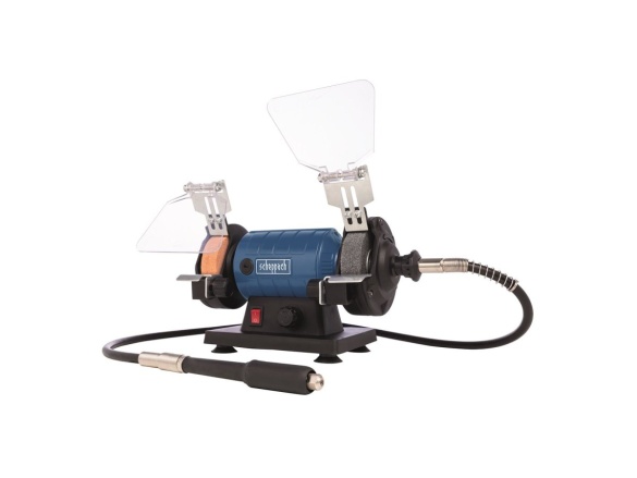 Dvojkotúčová brúska/leštička so systémom Flexidrive Scheppach HG 35