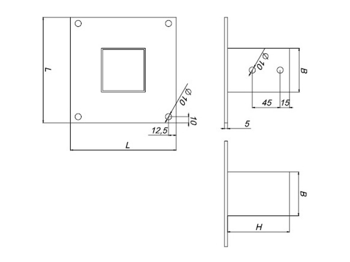 Patka sloupku Koelner D-TB