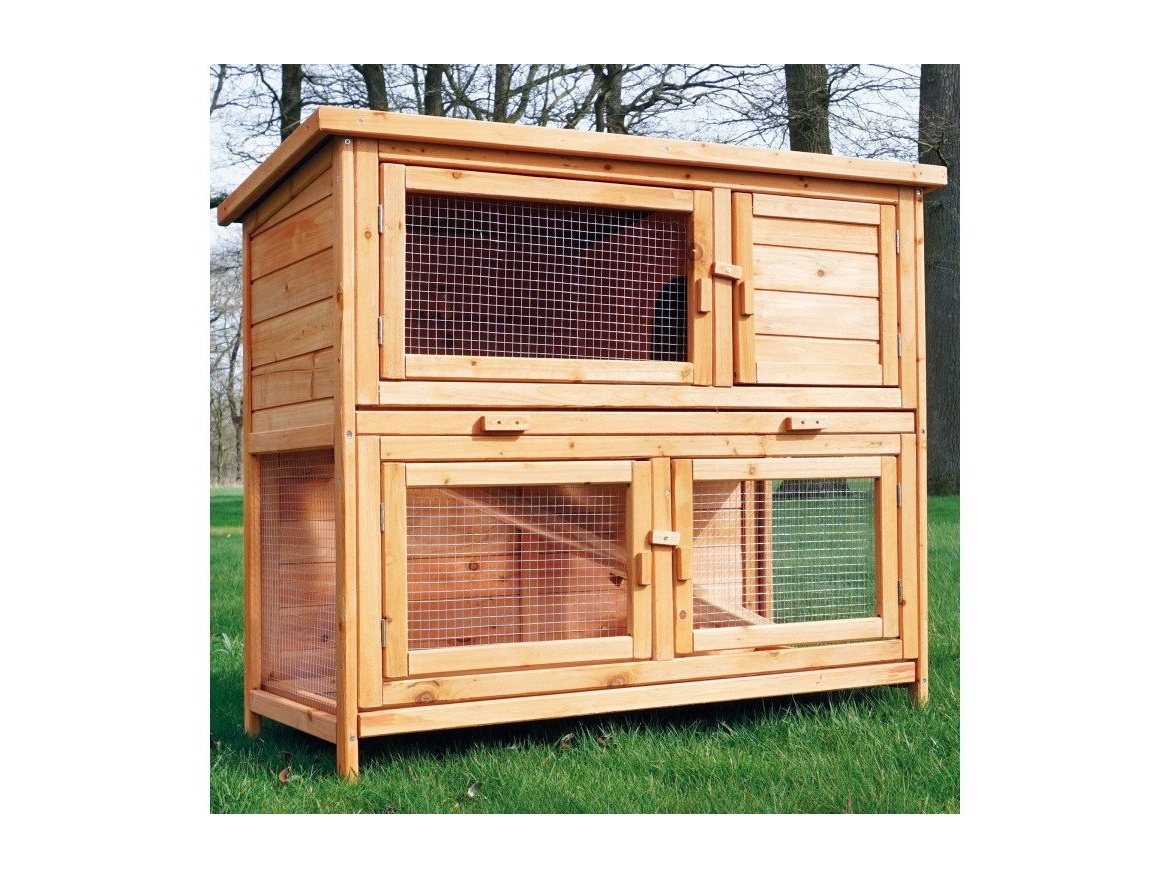 Scobax Dřevěná králíkárna STRAKONICE, 1040x550x940 mm