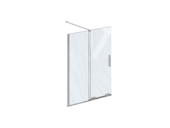 Ravak ROVS2 100, čierna+transparent