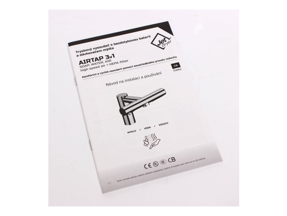 Kézszárítók Jet Dryer AIRTAP 3v1 - kulatá