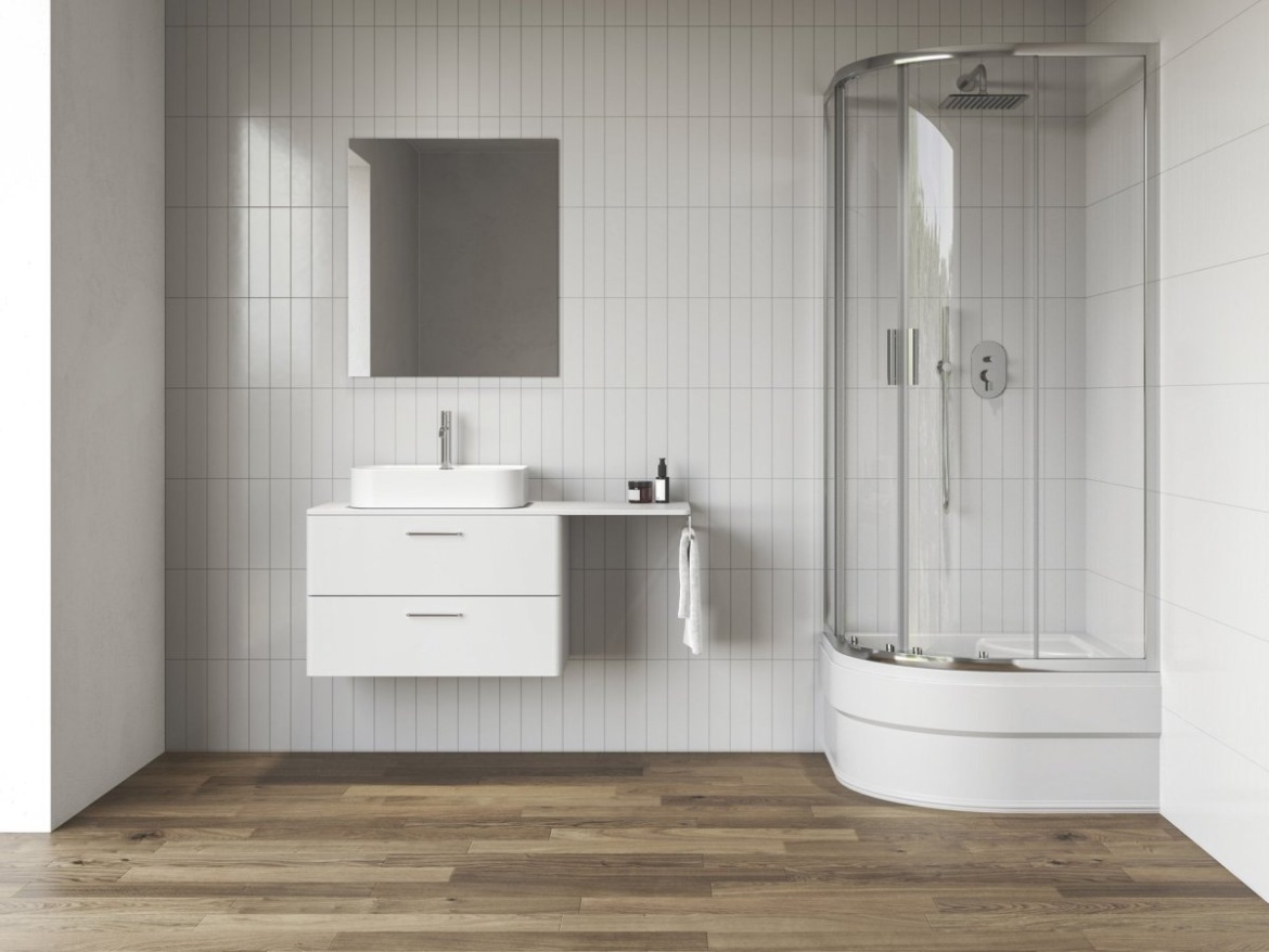 Ravak NBLCP4 Sabina 90x90, lesk+transparent