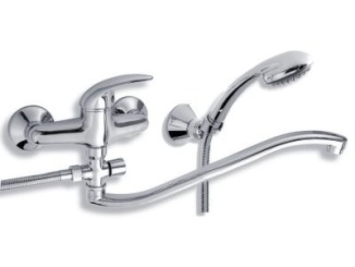 Vodovodné batérie – Novaservis Umyvadlová paneláková baterie Metalia 55 150 mm, chrom, nástěnná, s příslušenstvím, 55032,0