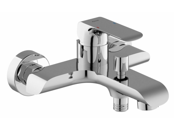 Ravak FL 022.00CR Vaňová nástenná batéria bez sprchového setu, chróm