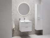Ravak SB Chrome II 39 L, bílá, madlo 152 mm, chrom