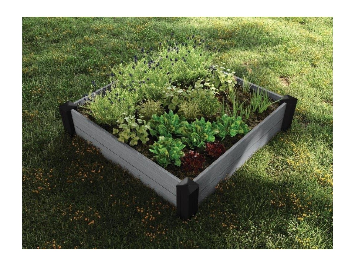 Emelt virágágyás Keter Vyvýšený záhon  Vista Modular Garden Bed šedý