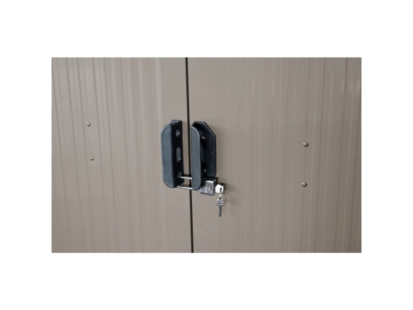 Plechový záhradný domček Riwall PRO RMSA 8x10 Brown