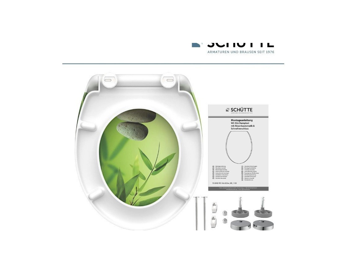 WC sedátka, záchodová prkna Schütte GREEN GARDEN | Duroplast, Soft Close