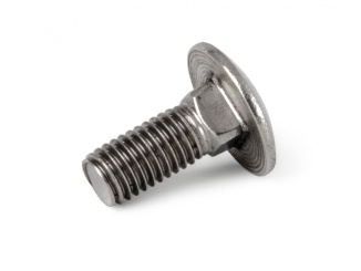 Épület –  G21 Šroub  vratový M10x25, DIN 603, nerez