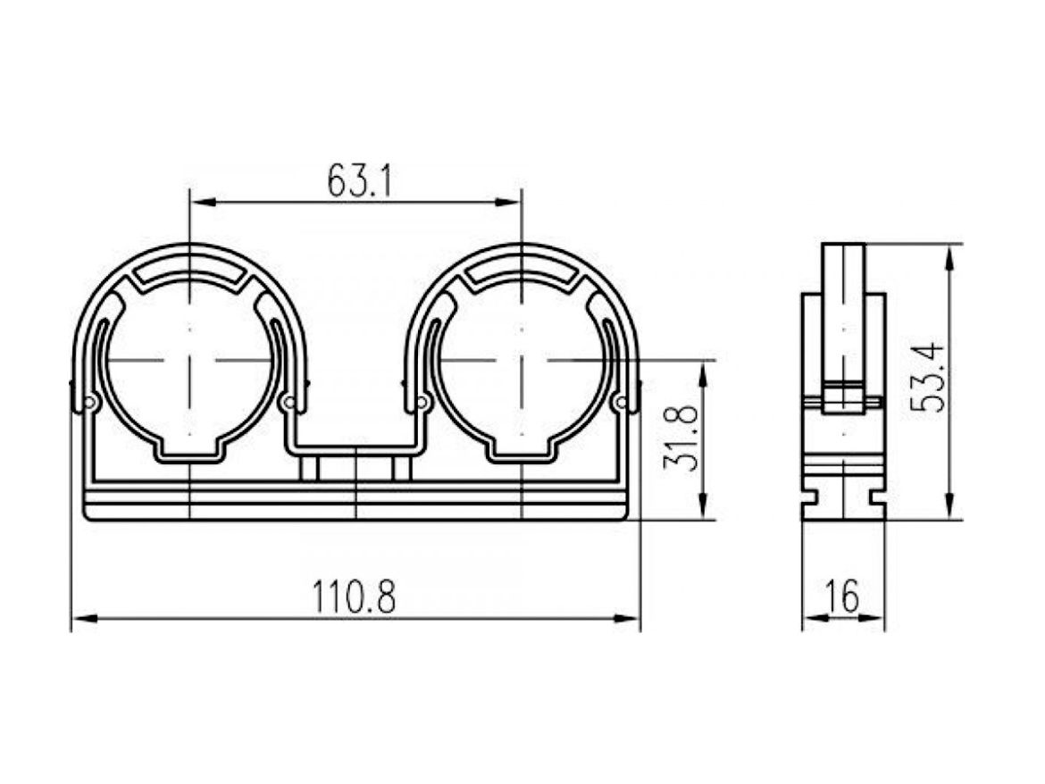 Dvojpříchytka Chuděj dvojpříchytka 2D32