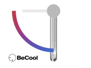 Ravak ES 014.21GB Umyvadlová stojánková baterie BeCool 250 mm bez výpusti, grafit kartáčovaný