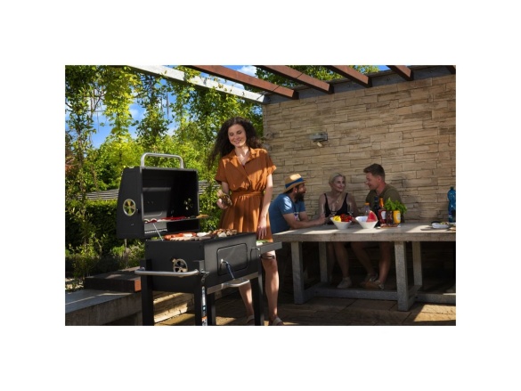 Gril na dřevěné uhlí  PRO Riwall PRO RCG 60