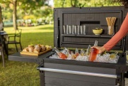Keter Zahradní stůl  Patio Cooler šedý