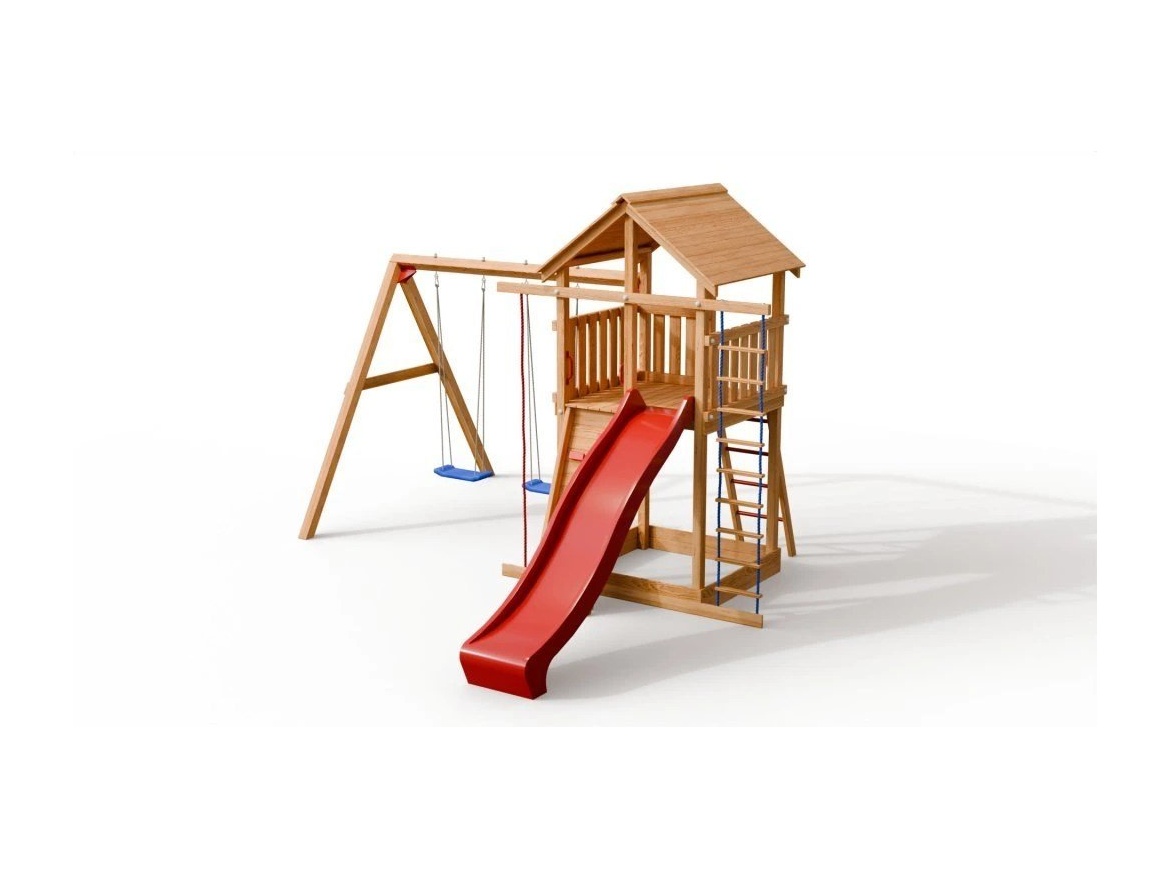 Gyermekjátszótér hintamodullal és csúszdával Česká Manufaktura Honzík Plus