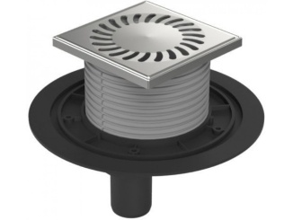 Technická sanita –  Chuděj PVSU 40 (univerzální) 125 x 125 mm, műanyag, Nap, K3, Nem