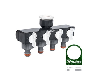 Skleněné –  Bradas Čtyřcestný rozdělovač Bradas White Line