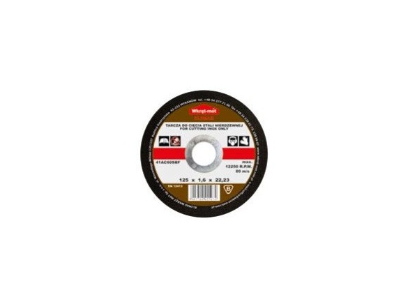 Kotouč řezný korund./nerez 115x1x22 Klimas Wkręt-met KOTOUČ ŘEZNÝ KORUND./NEREZ