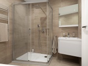 Ravak TD F 090.01CR Sprchový podomítkový set, chrom