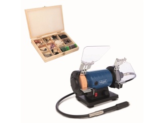 Elektromos szerszámok –  Scheppach HG 35 - dvoukotoučová bruska