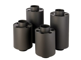 Konštrukčné prvky –  Kovokraus Teplovzdušný výměník velký silnostěnný 120mm/65cm - 4 otvory