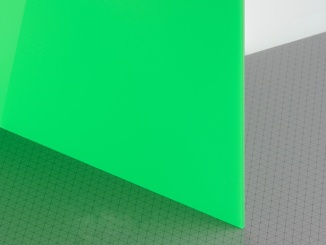 Plexiglas (PMMA) Evonik –  Plexiglas LED Sheet Plexisklo Plexiglas LED ( nasvícení plochou ) Tloušťka: 3, Barva: zelená, Kód barvy: 6H18, Šířka: 2030, Délka: 3050, Hmotnost: 22.2, Propustnost světla : 19%, Výrobní technologie: Lité
