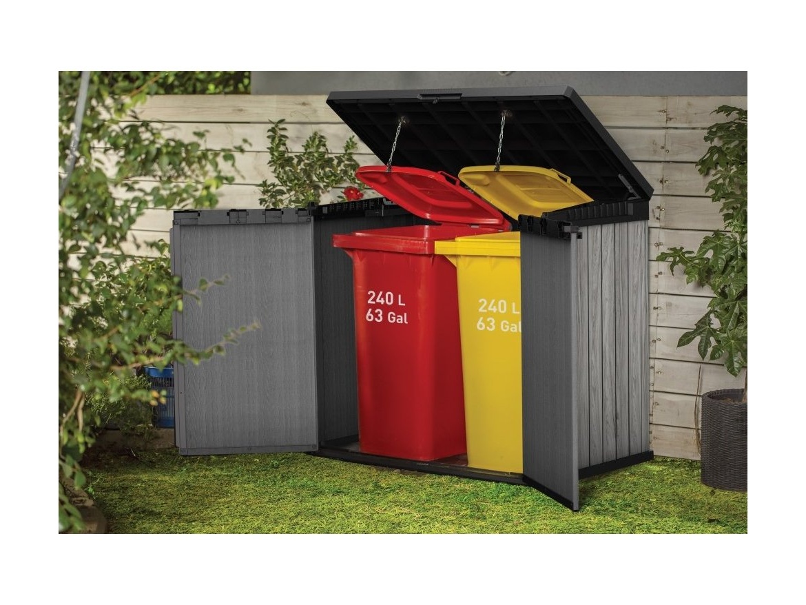 Keter Zahradní úložná skříň Keter DECO SIO DARWIN 1 150 L - storm grey / šedá