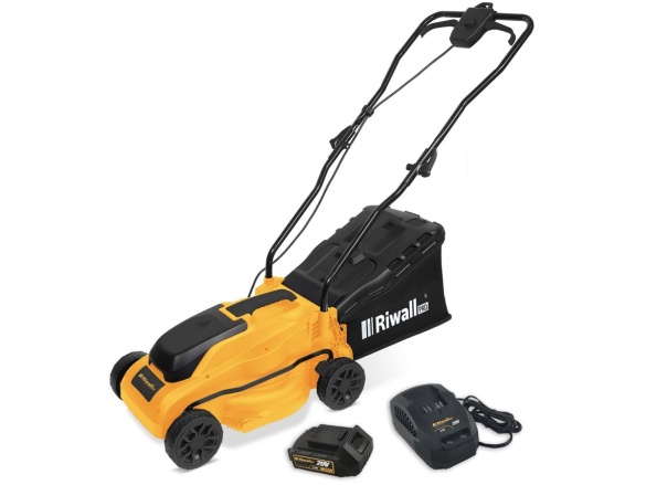 Akumulátorová trávna kosačka + 1x 4Ah batéria + 1x nabíjačka 20 V Riwall PRO RALM 3320i SET