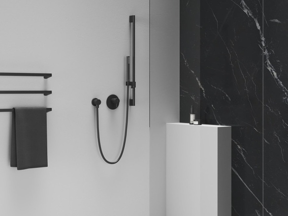 Ravak 913.22BLM Sprchová hadica 150 cm, Black Matt