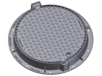 Poklop Kasi KDL71B 100 mm, 605 mm, D400, Nem