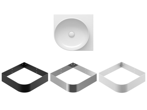 Ravak Umývadlo Yard 45 C, bez otvoru pre batériu, bez prepadu, Deepsea Blue