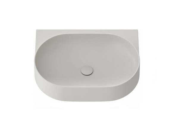 Ravak Umyvadlo Yard 60, s otvorem pro baterii, bez přepadu, Grey Green