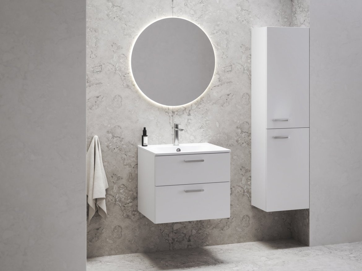 Ravak Umyvadlo Chrome Slim 70, s otvorem pro baterii, s přepadem