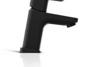 Ravak TD F 012.20BLM Umyvadlová stojánková baterie 144 mm bez výpusti, černá matná