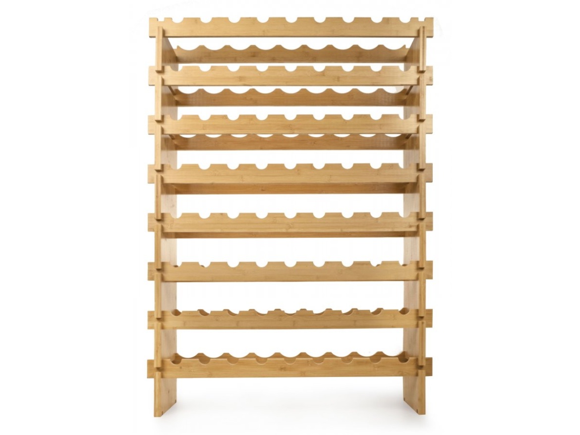 G21 Regál na víno  na 72 lahví, bambusový