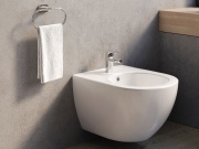 Ravak CR 055.00CR Bidetová batéria 140 mm s odtokovou armatúrou, chróm