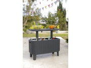Keter Zahradní stůl  Bevy Bar Cool grafitový ratan