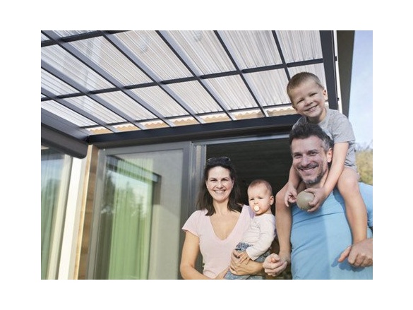 Polykarbonátová vlnitá doska WBH STRONG - číra Covernit Vlnitý polykarbonát WBH Strong čirý