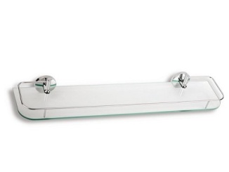 Doplňky –  Novaservis Polička Metalia 1 s výklopným zábradlím, sklo/chrom, , 6176,0