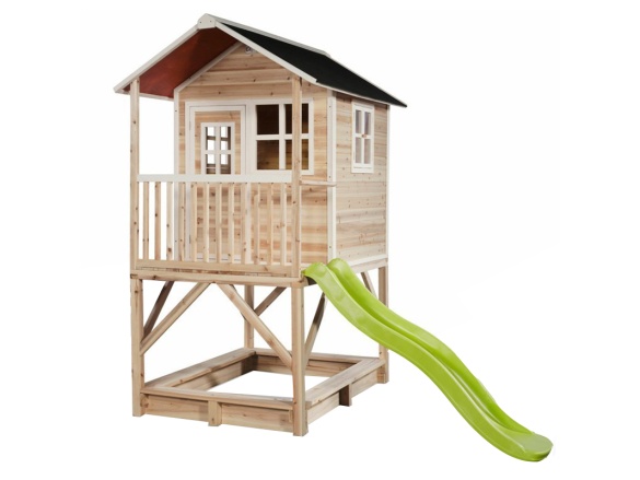 Gyermek játszóházak csúszdával