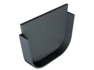 Vályúk –  Vlček Bilina G,R Litinová svodnice - koncovka