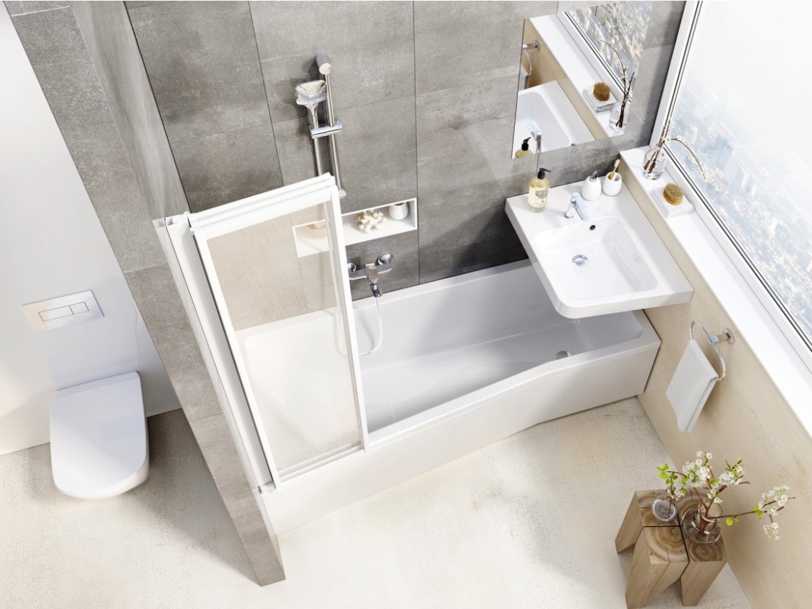 Ravak VS3 130, satin+rain