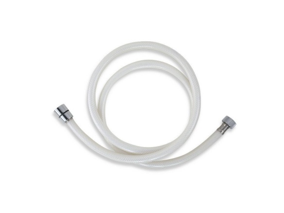 Novaservis Sprchová hadice 155 cm, bílá,  PVC/155,1