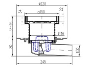 Vpusť Chuděj PVBU 50 (univerzální)