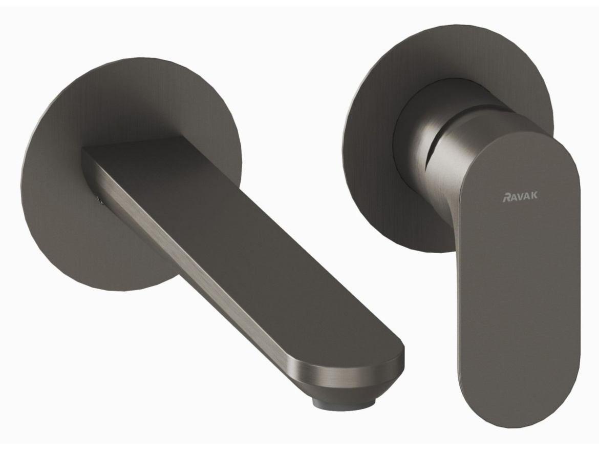 Ravak EL 019.20GB.O1.RB07B Umývadlová podomietková batéria pre R-box, grafit kefovaný