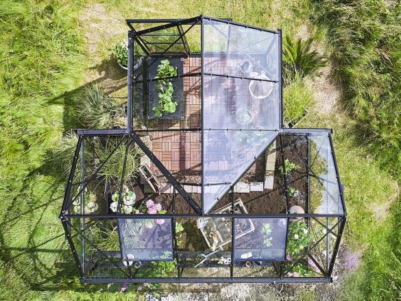 Üvegház Halls Icon Gardenhouse 6